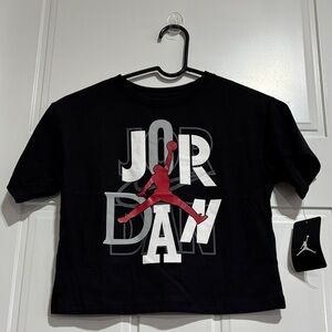 Jordan Jumpman Air Basketball logo crewneck short sleeve, soft  T-shirt